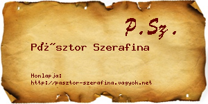 Pásztor Szerafina névjegykártya